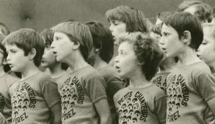 Photographie des archives du Chœur Polyphonique du Forez