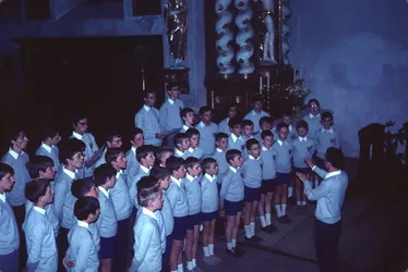 Photographie des archives du Chœur Polyphonique du Forez