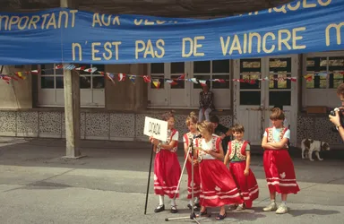 Photographie des archives du Chœur Polyphonique du Forez