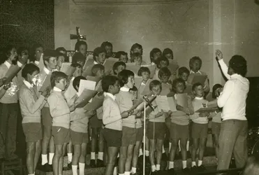 Photographie des archives du Chœur Polyphonique du Forez