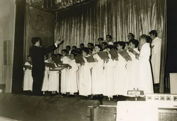 Photographie des archives du Chœur Polyphonique du Forez